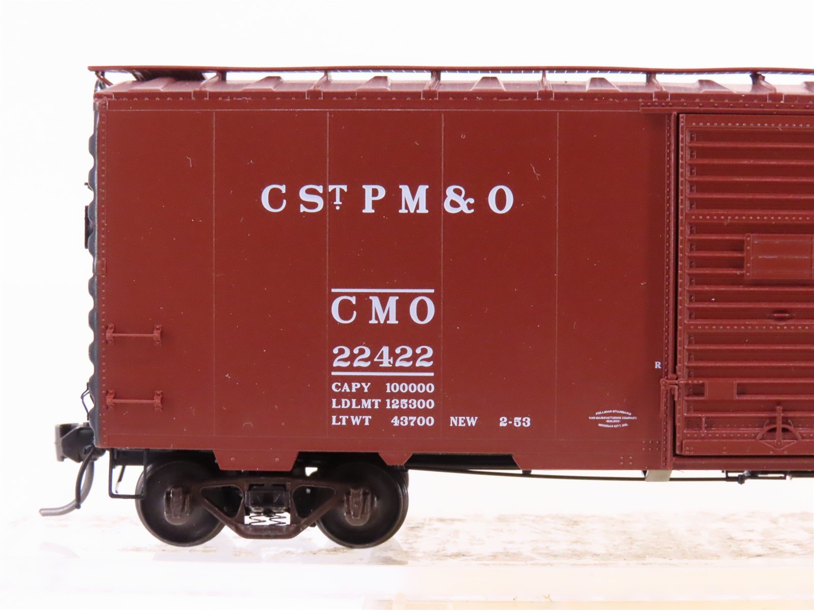 HO Kadee 4039 CMO Overland Route of the 400 Streamliners 40' Box Car #22422