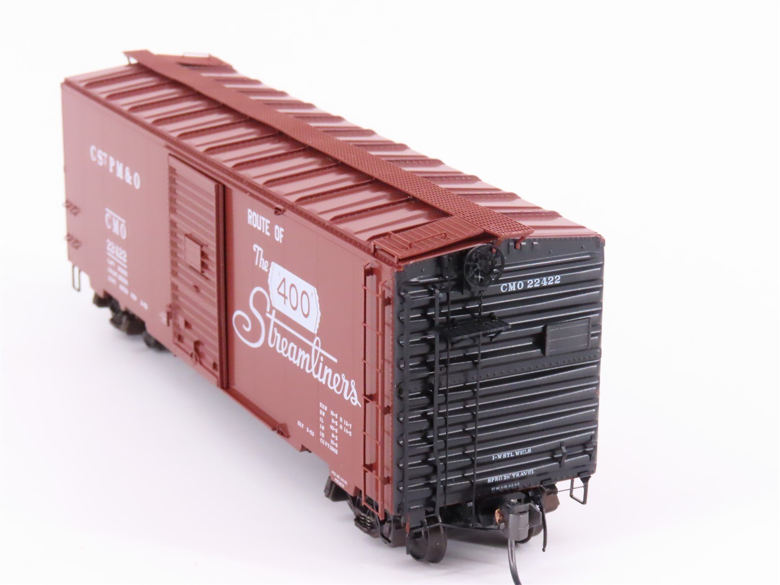 HO Kadee 4039 CMO Overland Route of the 400 Streamliners 40' Box Car #22422