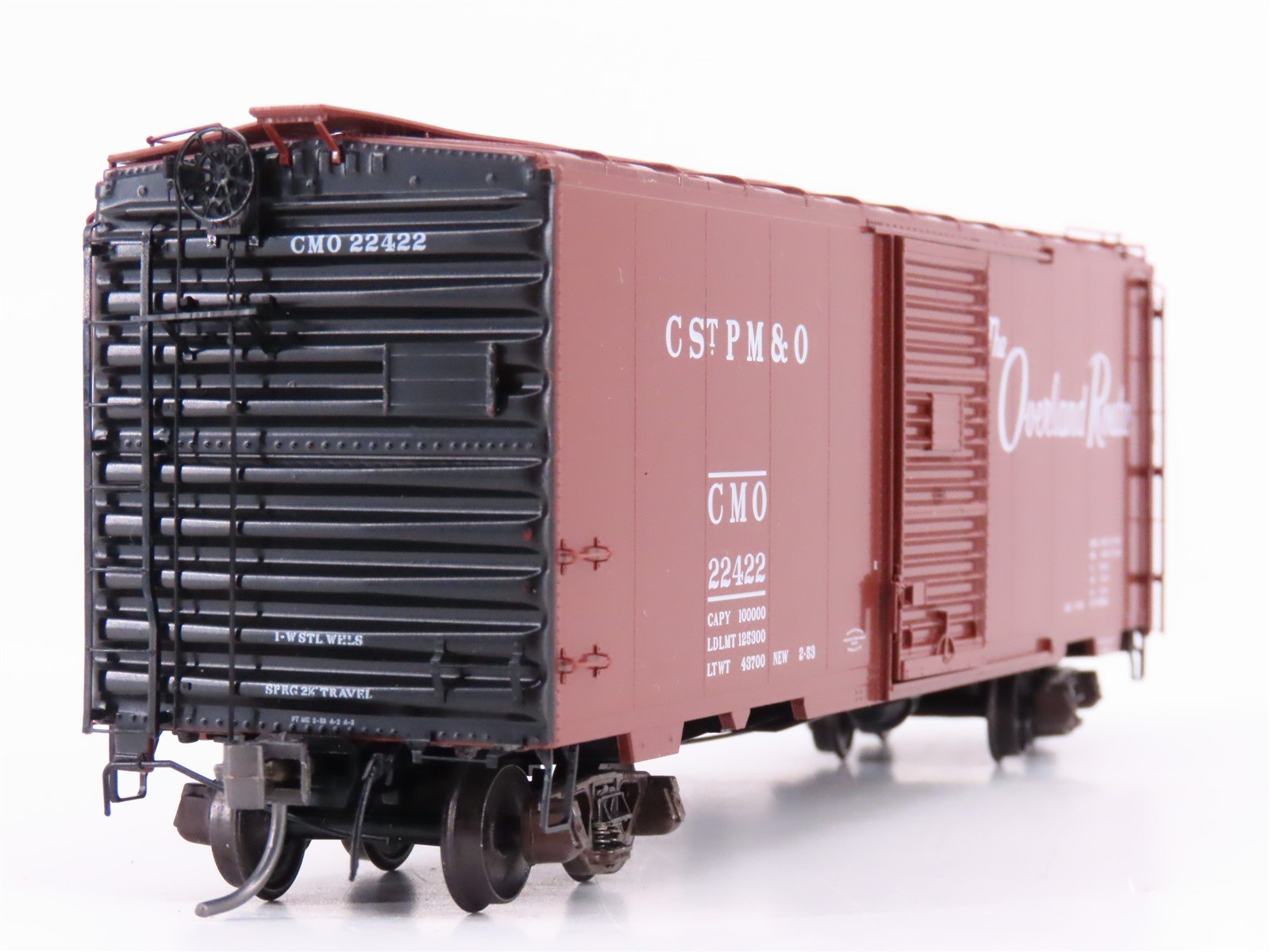 HO Kadee 4039 CMO Overland Route of the 400 Streamliners 40' Box Car #22422