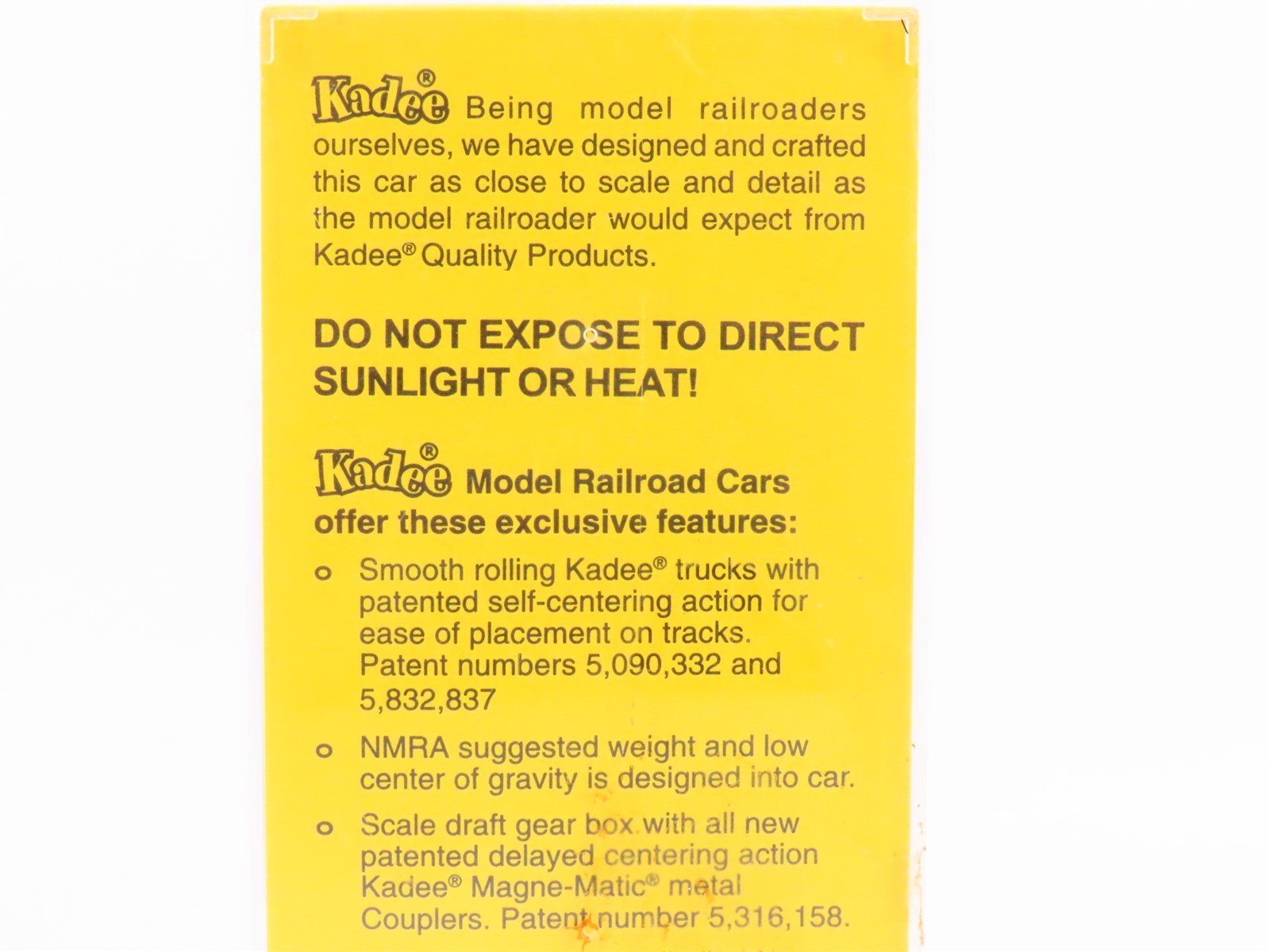 HO Kadee 4039 CMO Overland Route of the 400 Streamliners 40' Box Car #22422