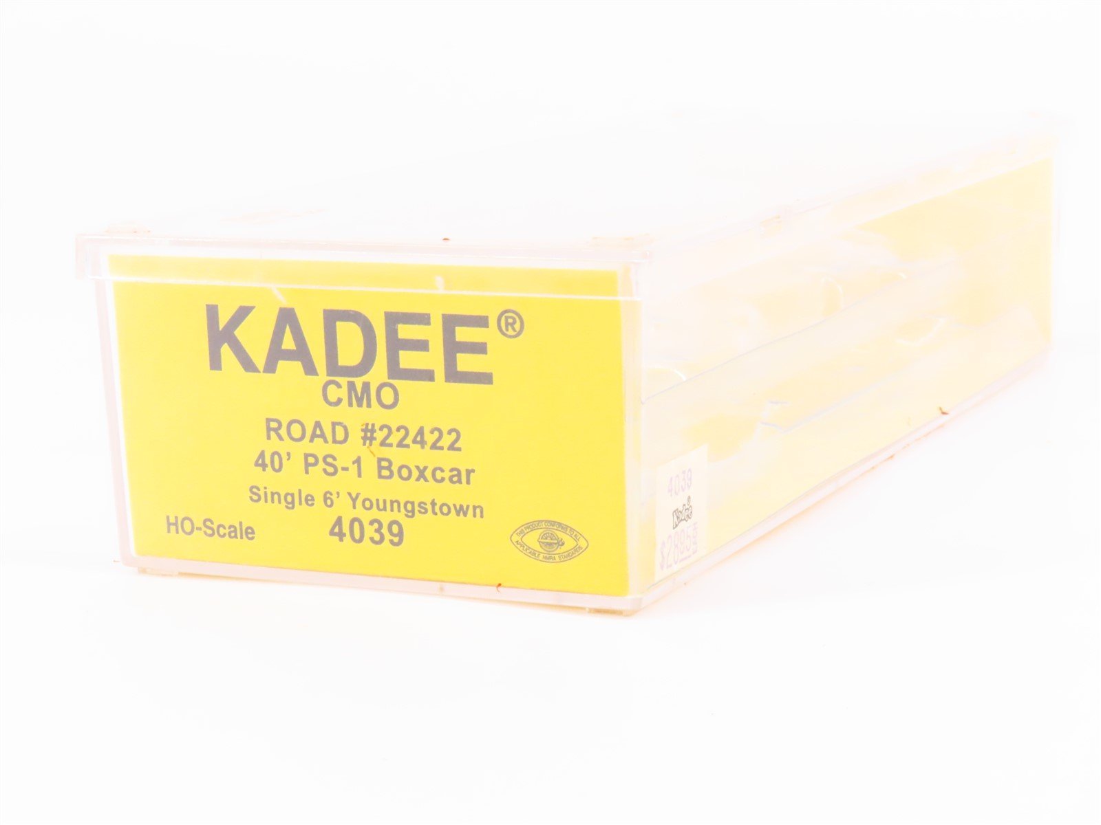 HO Kadee 4039 CMO Overland Route of the 400 Streamliners 40' Box Car #22422