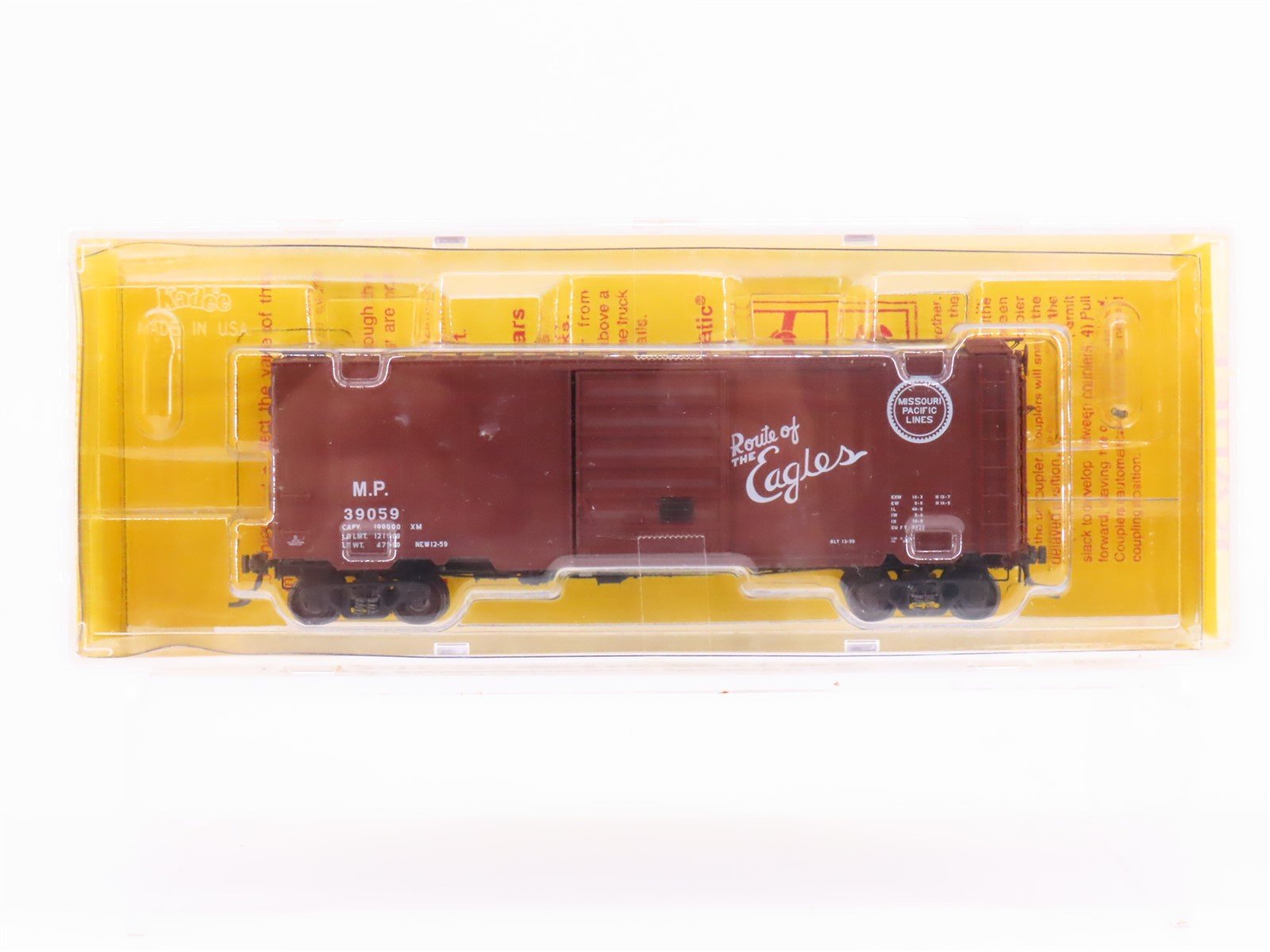 HO Scale Kadee 5242 MP Route of the Eagles 40' Box Car #39059 - Sealed