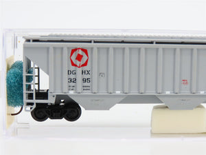 N Scale Kadee/Micro-Trains DGHX Leasing 3-Bay Hopper Car #3295 Custom