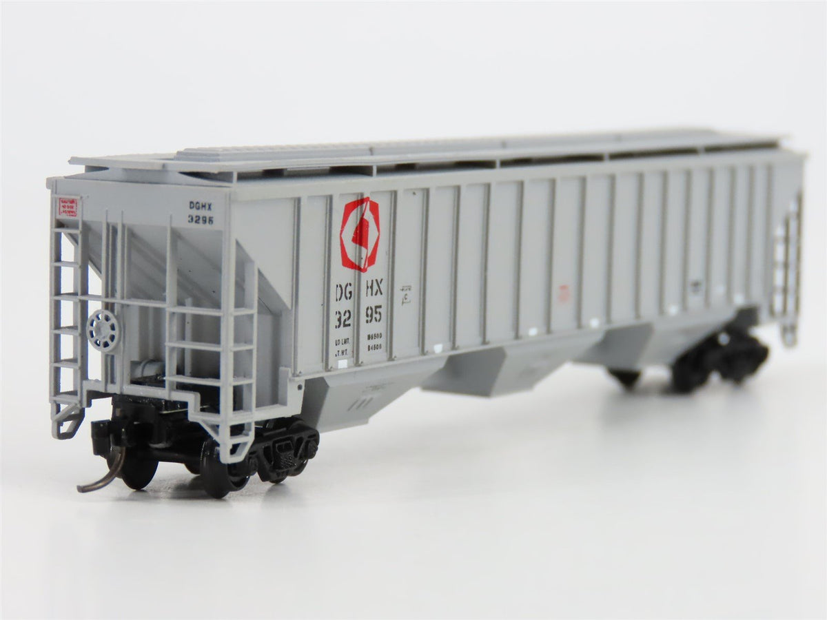 N Scale Kadee/Micro-Trains DGHX Leasing 3-Bay Hopper Car #3295 Custom