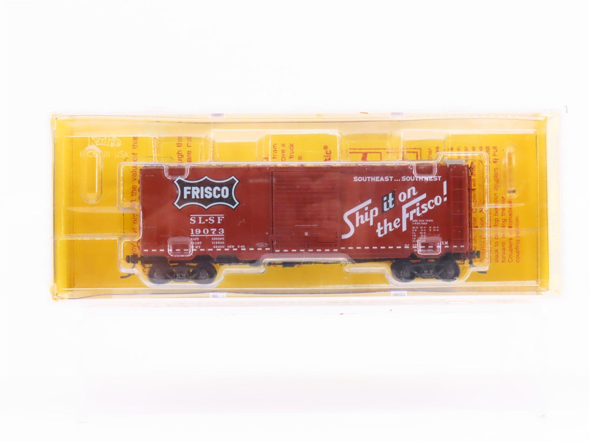 HO Scale Kadee 5254 SL-SF Frisco 40&#39; Single Door Box Car #19073 - Sealed