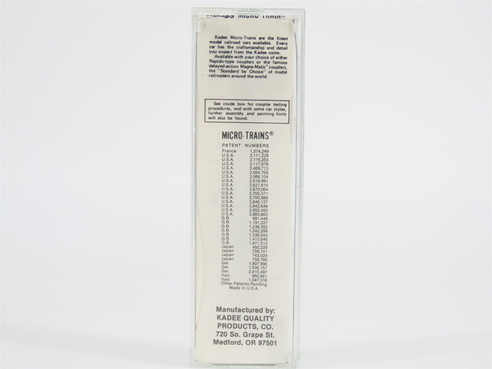 N Kadee/Micro-Trains SCW Stony Creek & Western Gondola #73189 w/ Load - Custom