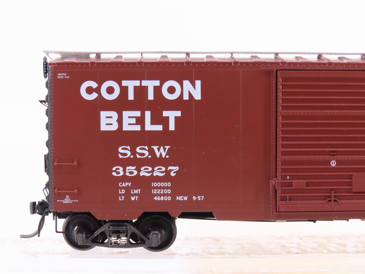 HO Scale Kadee 5247 SSW Cotton Belt Blue Streak 40&#39; Single Door Box Car #35227