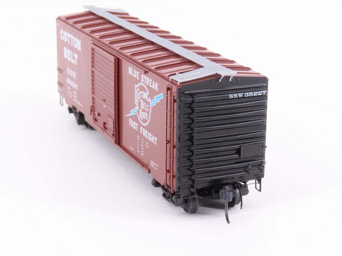 HO Scale Kadee 5247 SSW Cotton Belt Blue Streak 40&#39; Single Door Box Car #35227