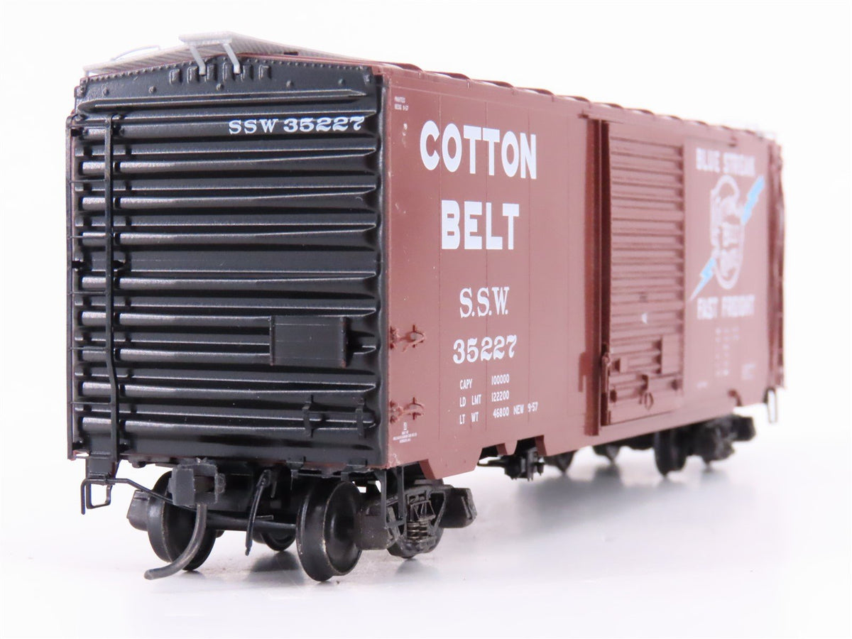 HO Scale Kadee 5247 SSW Cotton Belt Blue Streak 40&#39; Single Door Box Car #35227