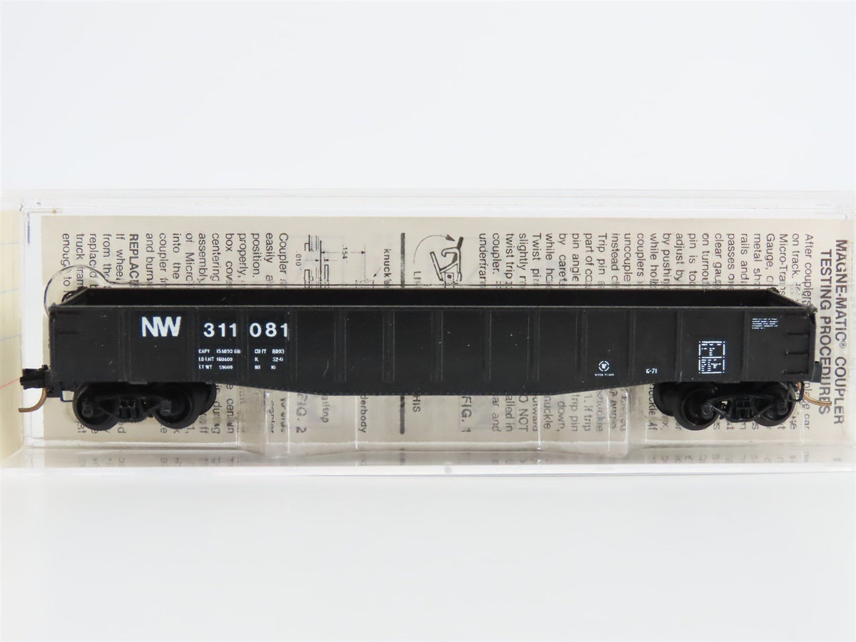 N Scale Kadee/Micro-Trains N&amp;W Norfolk &amp; Western 50&#39; Gondola #311081 Custom