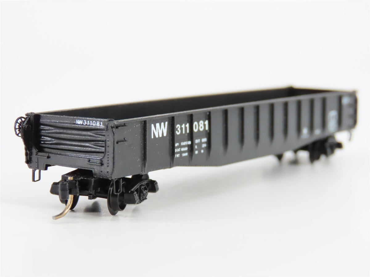 N Scale Kadee/Micro-Trains N&amp;W Norfolk &amp; Western 50&#39; Gondola #311081 Custom