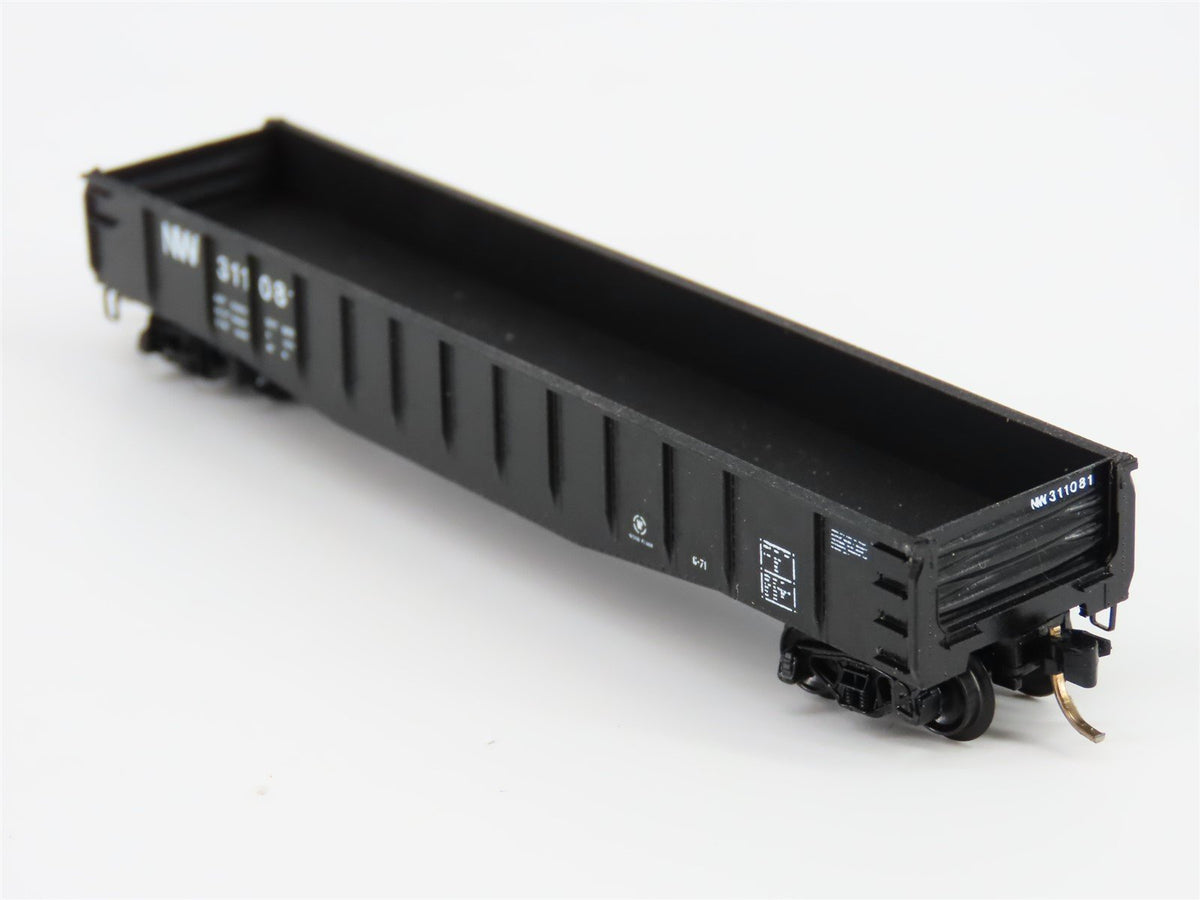 N Scale Kadee/Micro-Trains N&amp;W Norfolk &amp; Western 50&#39; Gondola #311081 Custom