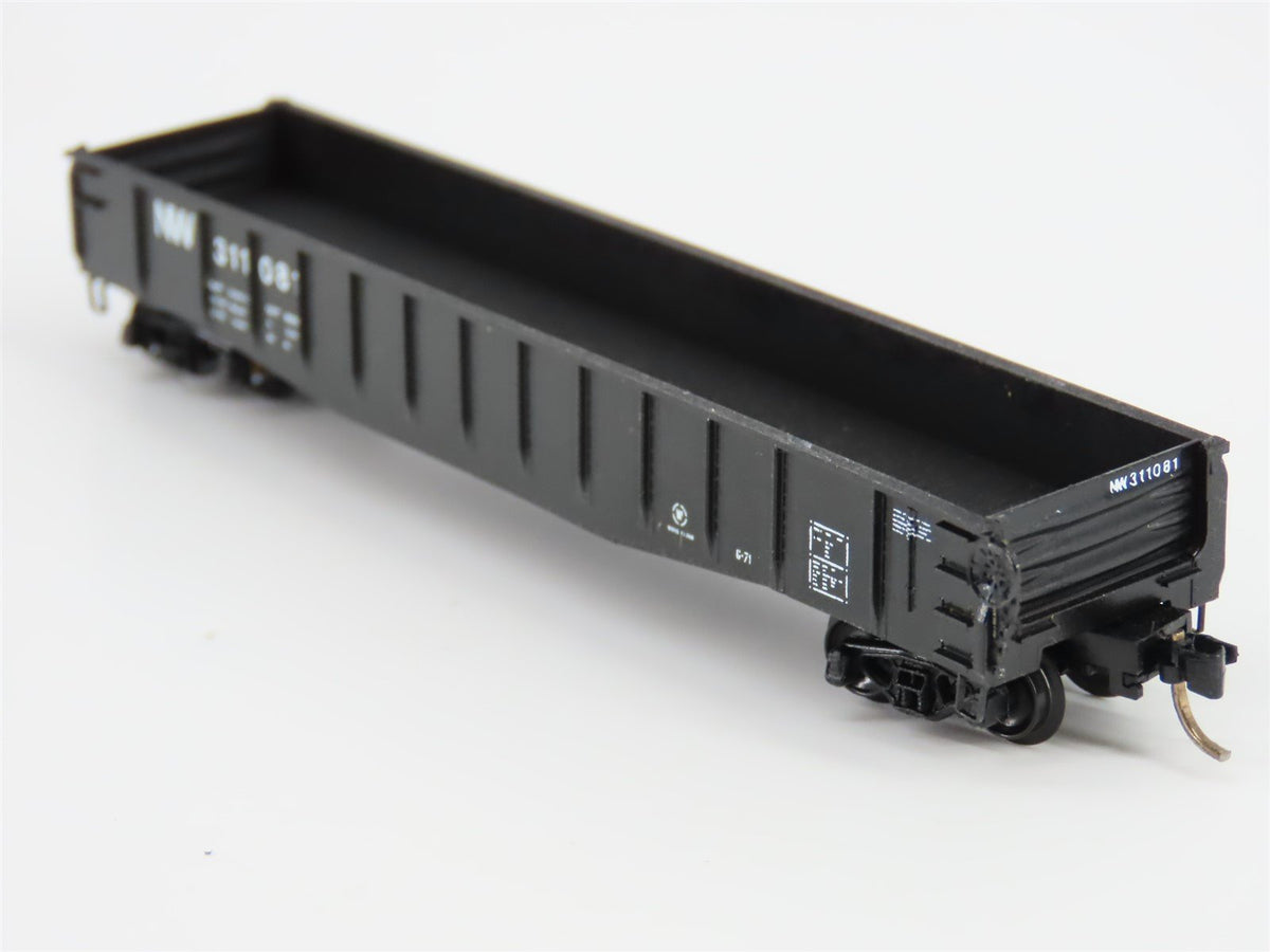 N Scale Kadee/Micro-Trains N&amp;W Norfolk &amp; Western 50&#39; Gondola #311081 Custom