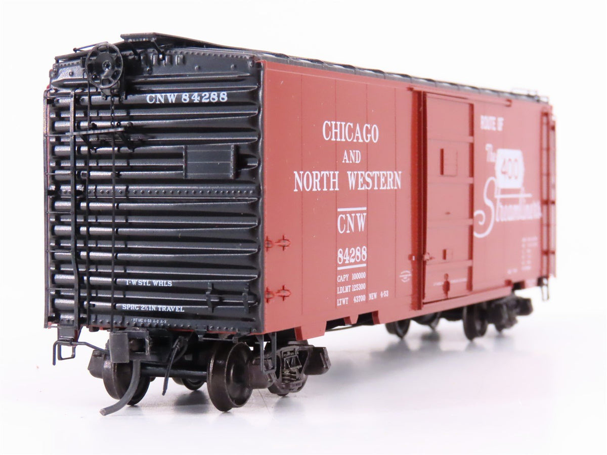 HO Kadee 4804 CNW Overland Route Of The 400 Streamliners 40&#39; Box Car #84288