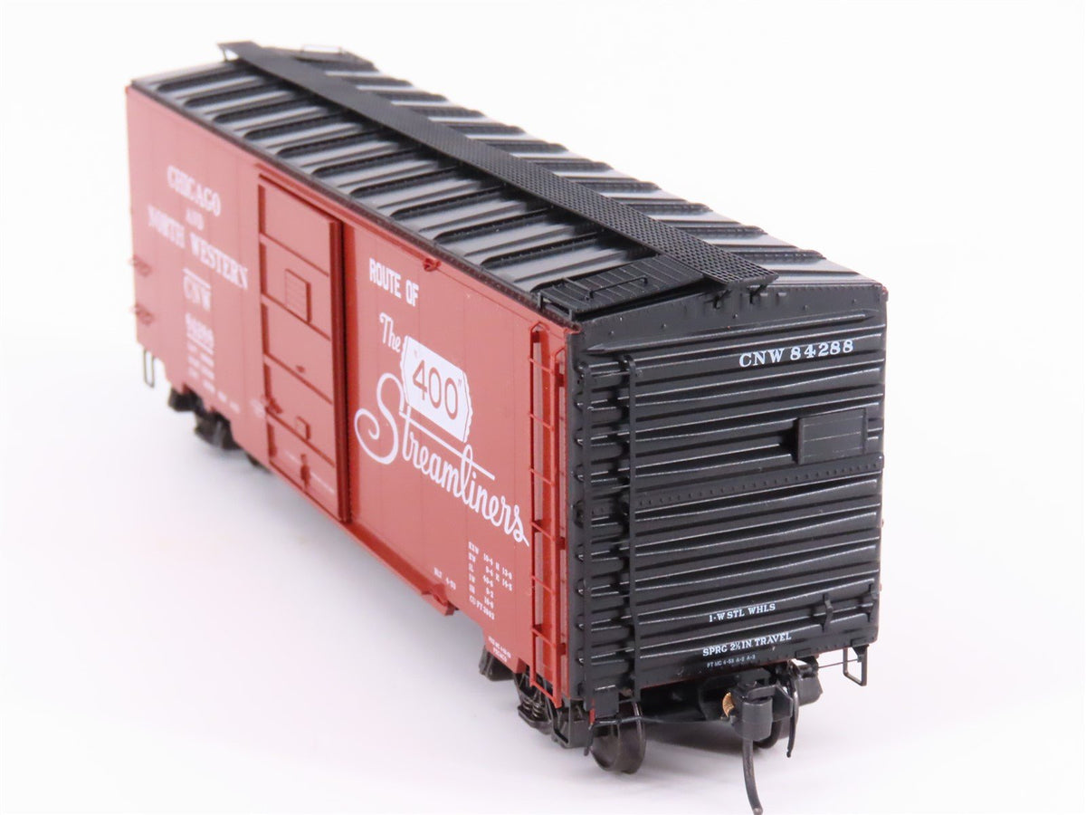 HO Kadee 4804 CNW Overland Route Of The 400 Streamliners 40&#39; Box Car #84288