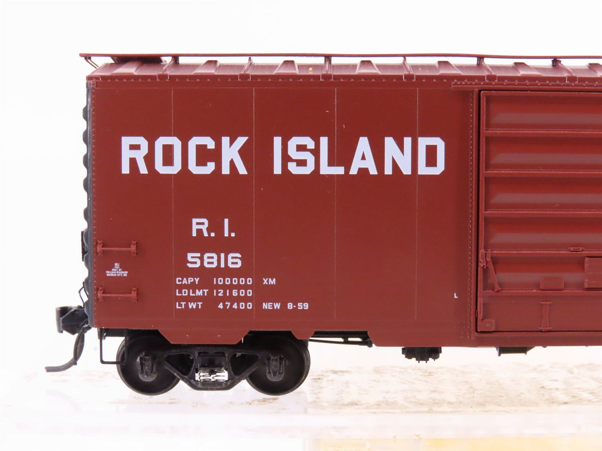 HO Scale Kadee 5234 RI Rock Island Railroad 40&#39; Single Door Box Car #5816