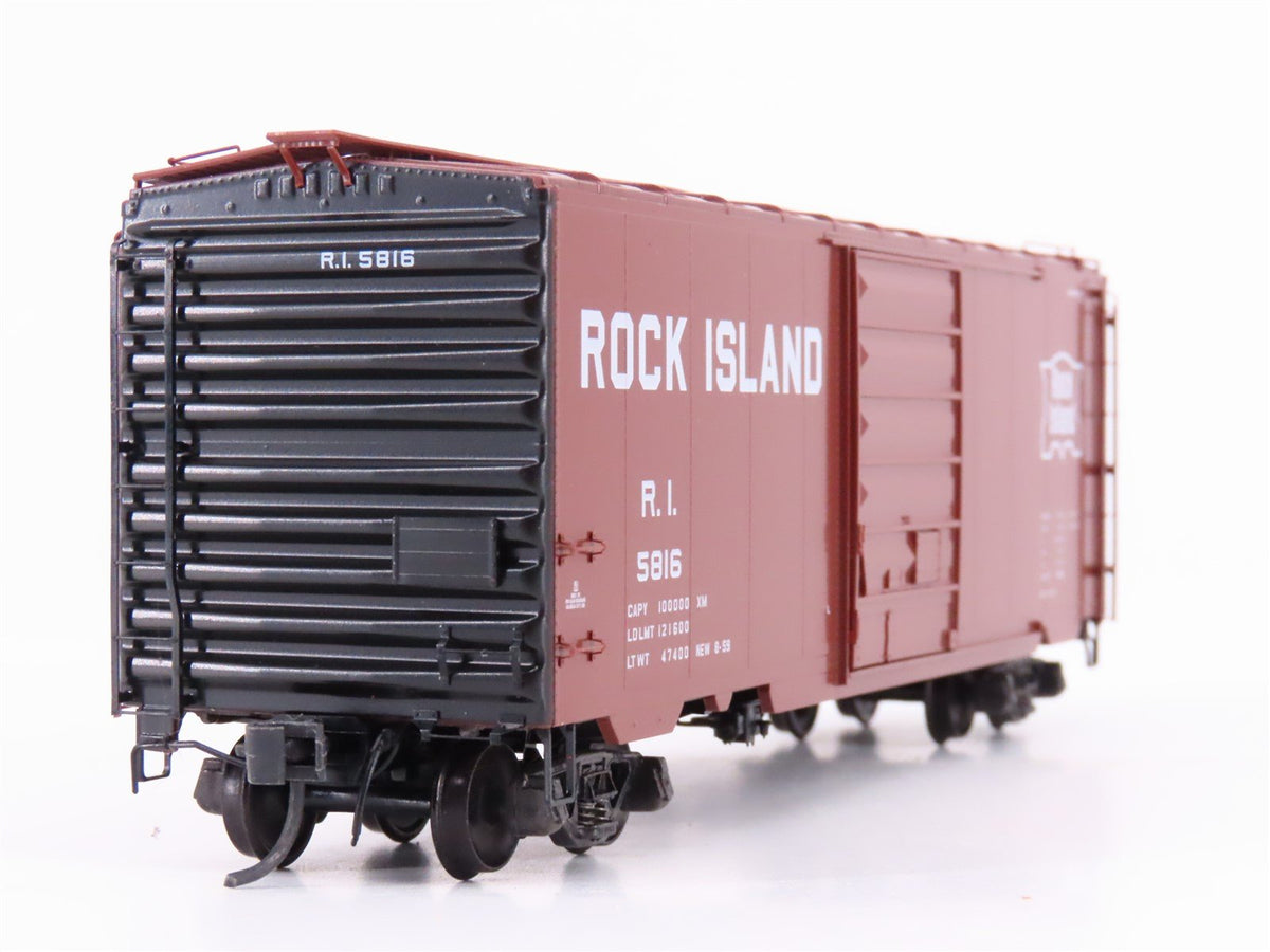 HO Scale Kadee 5234 RI Rock Island Railroad 40&#39; Single Door Box Car #5816