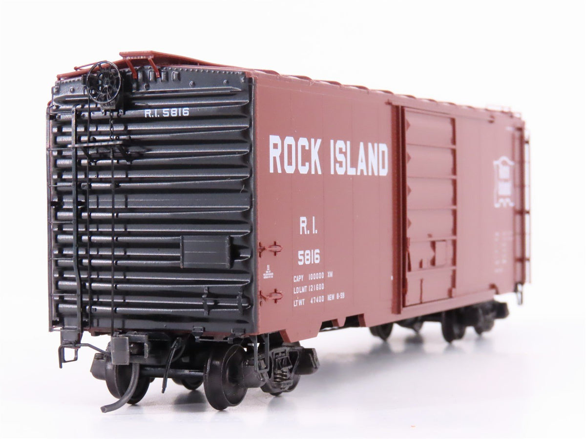 HO Scale Kadee 5234 RI Rock Island Railroad 40&#39; Single Door Box Car #5816