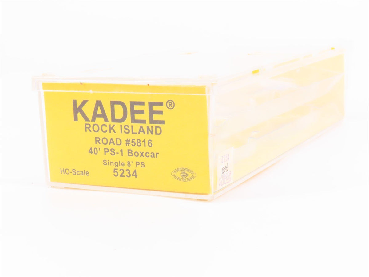 HO Scale Kadee 5234 RI Rock Island Railroad 40&#39; Single Door Box Car #5816