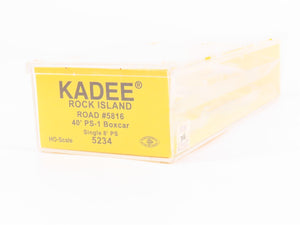 HO Scale Kadee 5234 RI Rock Island Railroad 40' Single Door Box Car #5816