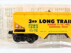 N Kadee/Micro-Trains FD&N 3rd Long Train Run 2-Bay Hopper Car #1983