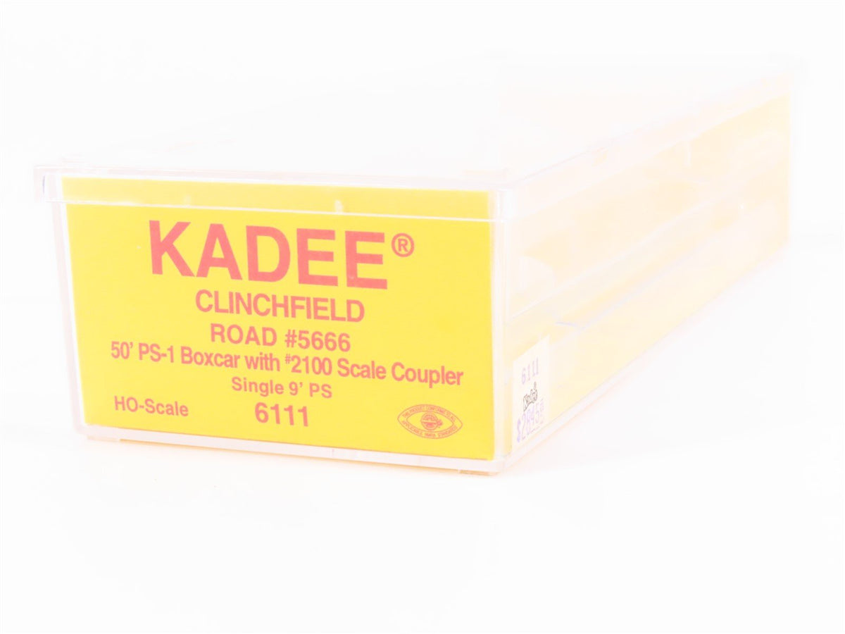 HO Scale Kadee 6111 CRR Clinchfield Railroad 50&#39; Single Door Box Car #5666