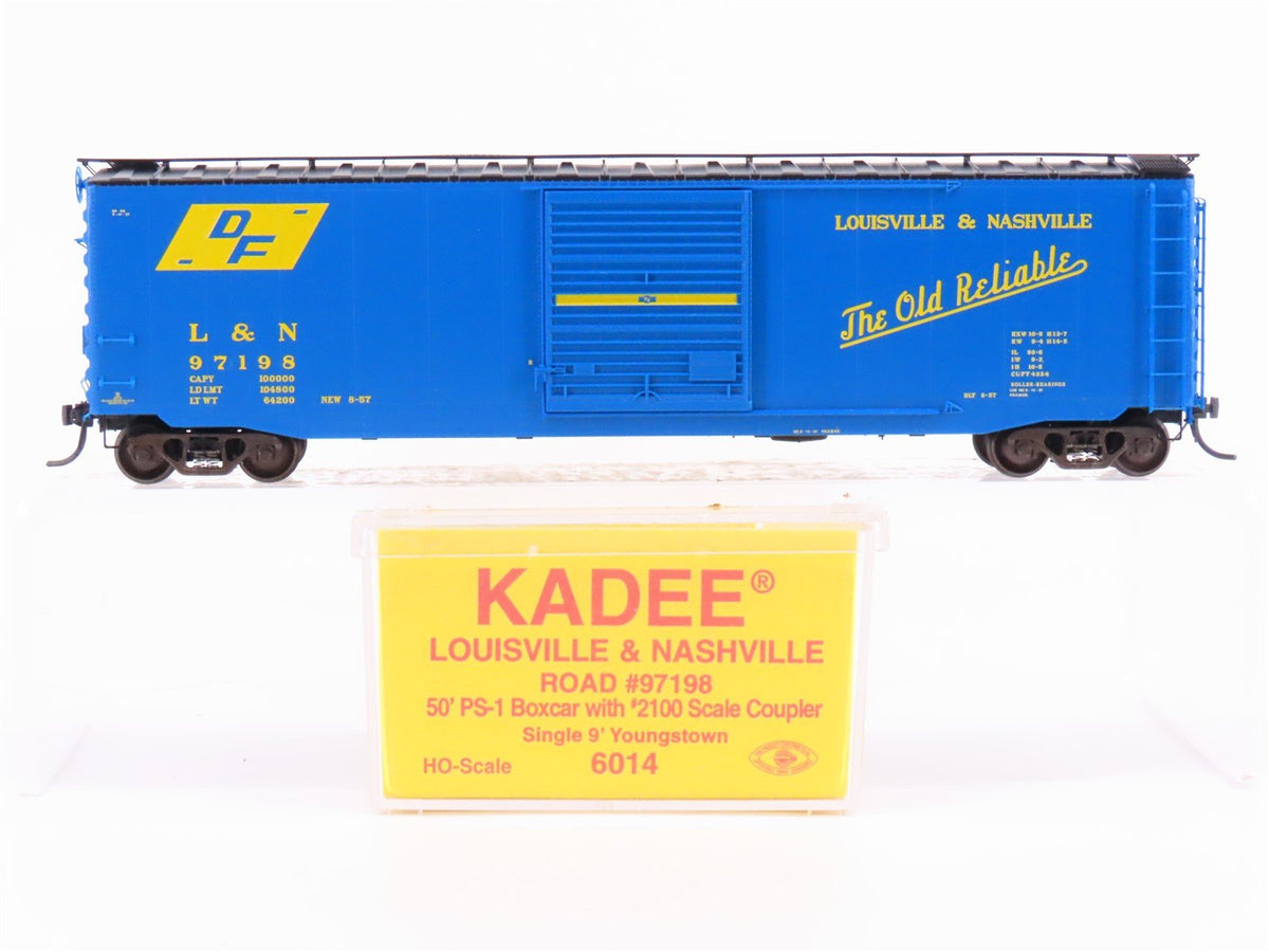 HO Scale Kadee 6014 L&amp;N The Old Reliable 50&#39; Single Door Box Car #97198