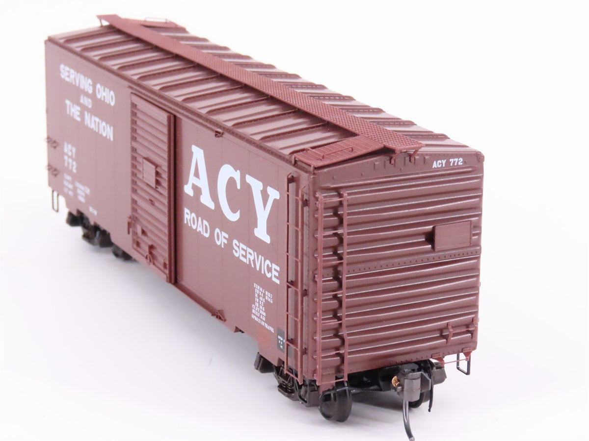 HO Scale Kadee 4041 ACY Akron Canton &amp; Youngstown 40&#39; Single Door Box Car #772