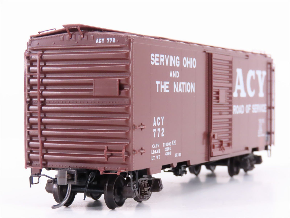 HO Scale Kadee 4041 ACY Akron Canton &amp; Youngstown 40&#39; Single Door Box Car #772