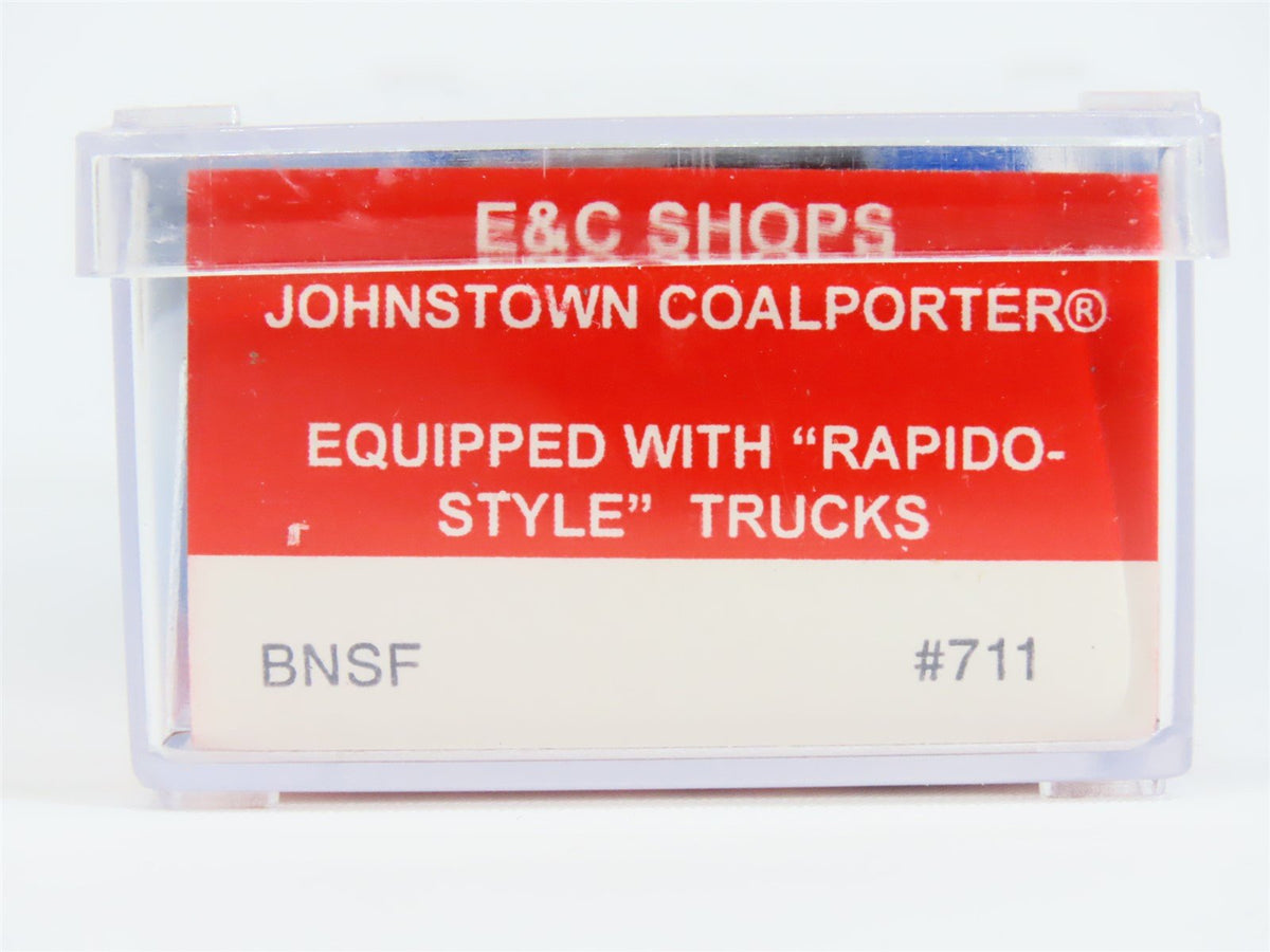 N Scale E&amp;C Shops 711 BNSF Railway Johnstown Coalporter Hopper Car #668219