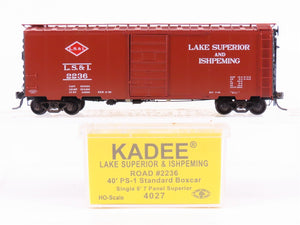 HO Scale Kadee 4027 LS&I Lake Superior & Ishpeming 40' Single Door Box Car #2236