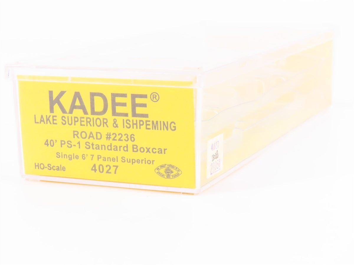 HO Scale Kadee 4027 LS&amp;I Lake Superior &amp; Ishpeming 40&#39; Single Door Box Car #2236