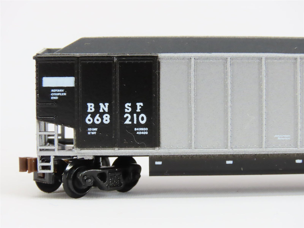 N Scale E&amp;C Shops 711 BNSF Railway Johnstown Coalporter Hopper Car #668210