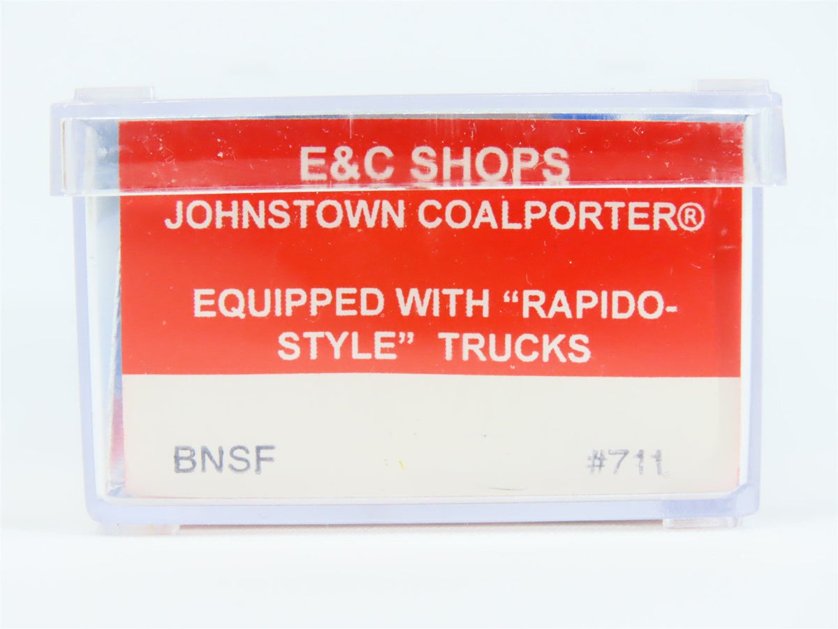 N Scale E&amp;C Shops 711 BNSF Railway Johnstown Coalporter Hopper Car #668210