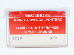 N Scale E&C Shops 711 BNSF Railway Johnstown Coalporter Hopper Car #668287