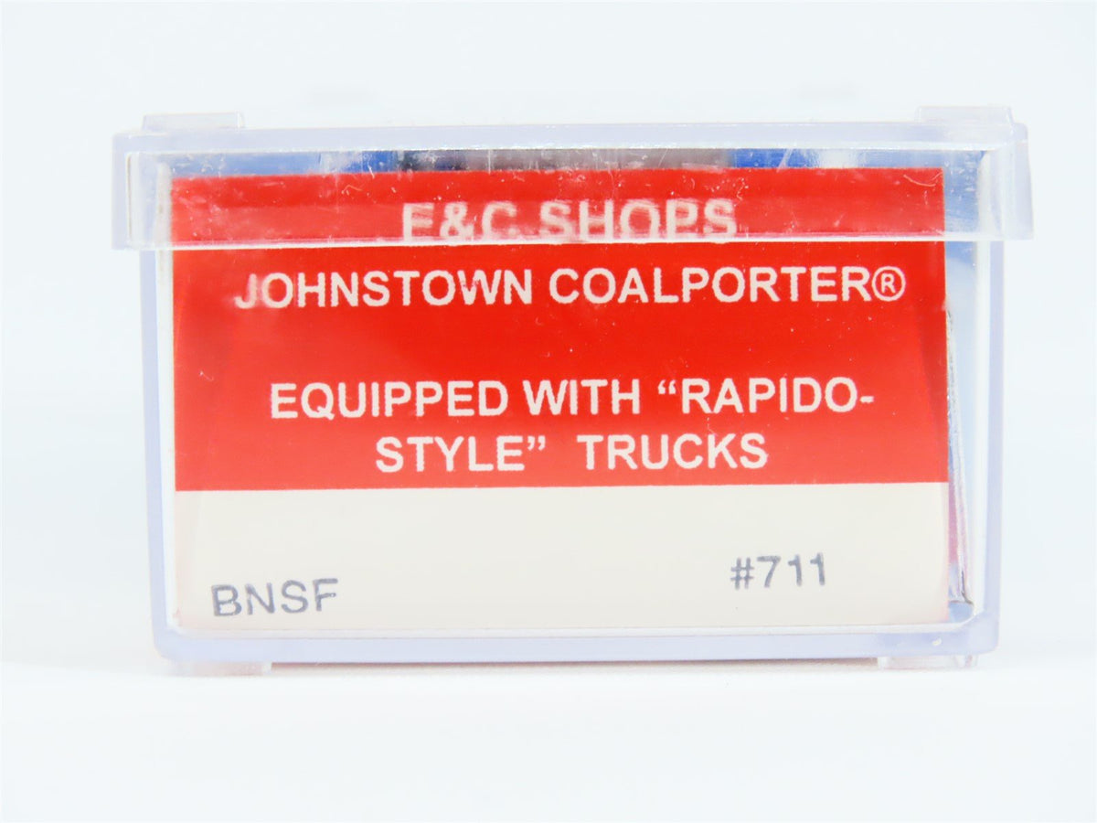 N Scale E&amp;C Shops 711 BNSF Railway Johnstown Coalporter Hopper Car #668229