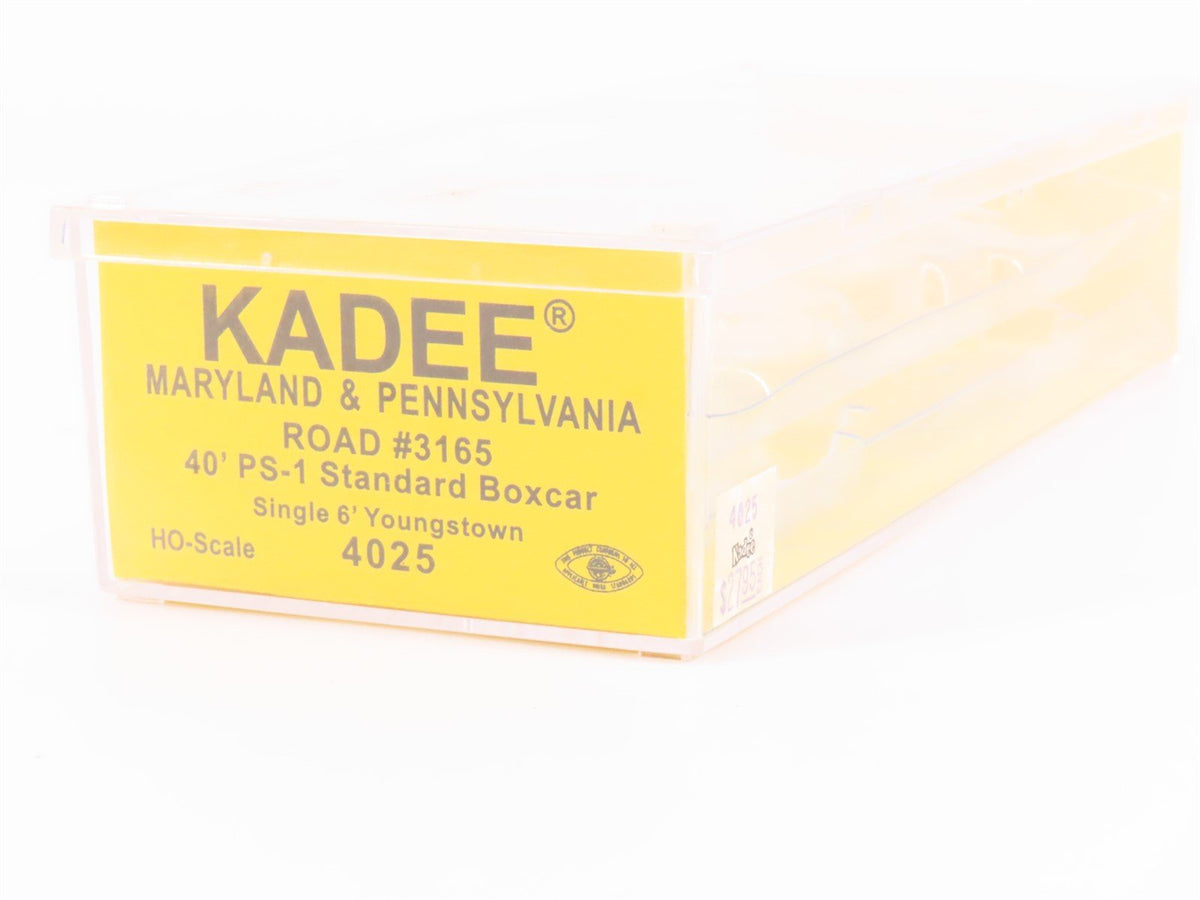 HO Scale Kadee 4025 MPA Maryland &amp; Pennsylvania 40&#39; Single Door Box Car #3165
