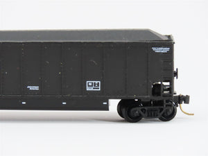 N Scale E&C Shops 710 BN Railway Black Johnstown Coalporter Hopper Car #534488