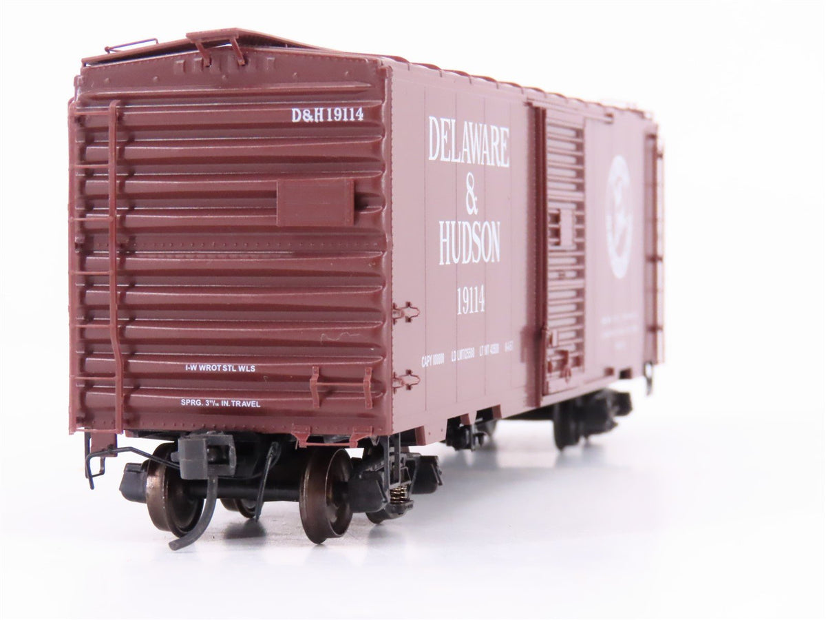 HO Scale Kadee 4004 D&amp;H Delaware &amp; Hudson 40&#39; Single Door Box Car #19114