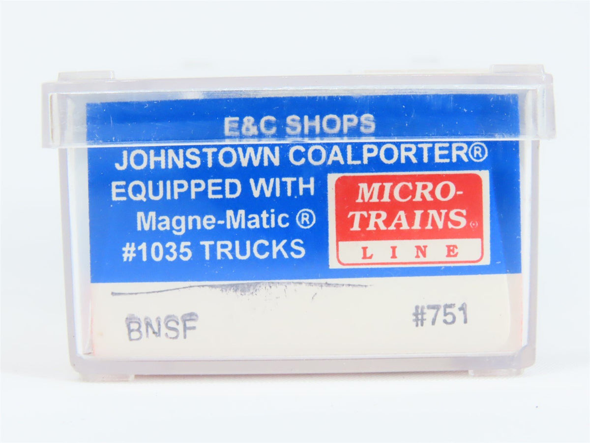 N Scale E&amp;C Shops 751 BNSF Railway Johnstown Coalporter Hopper Car #668244