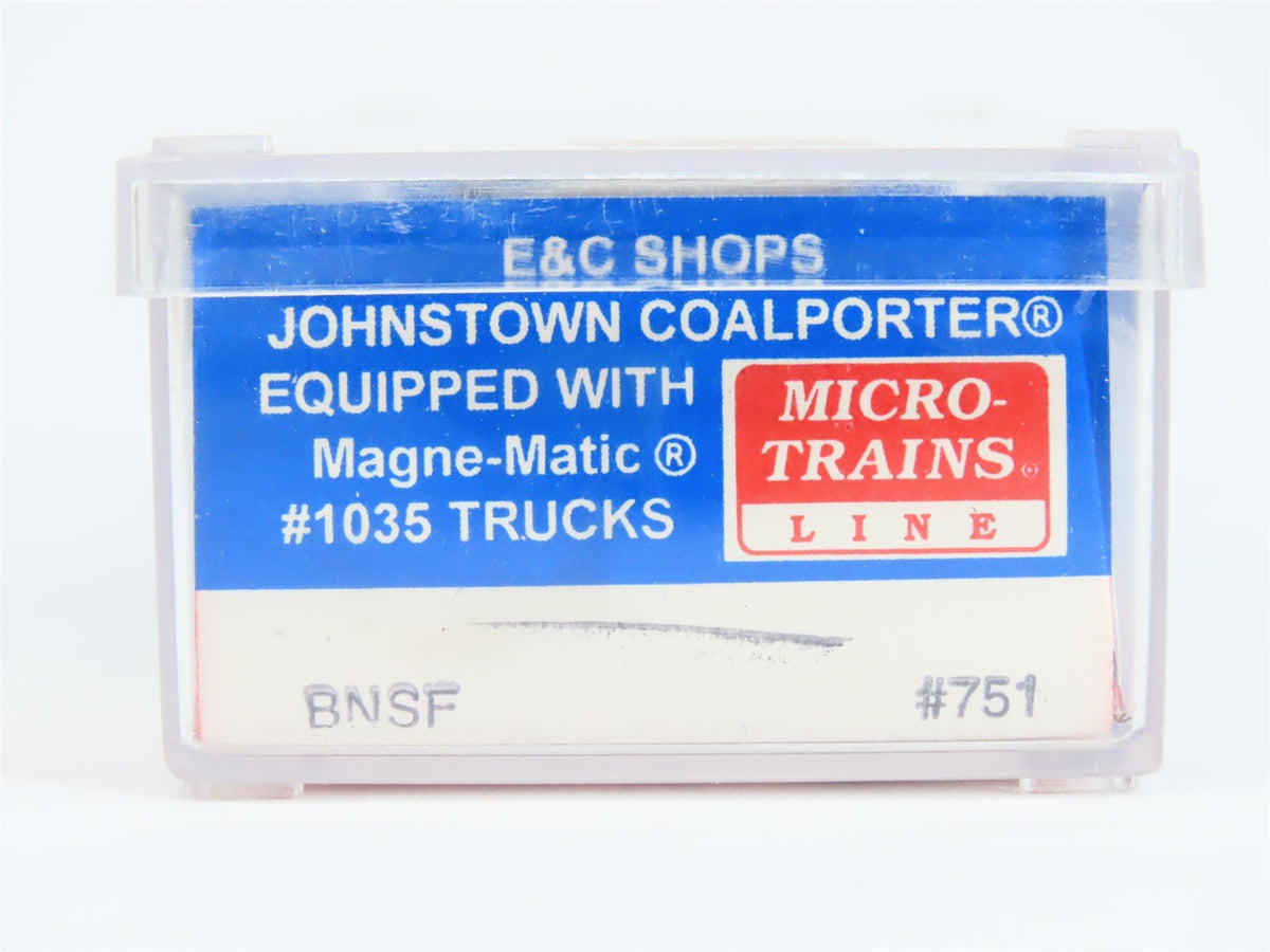 N Scale E&amp;C Shops 751 BNSF Railway Johnstown Coalporter Hopper Car #668198