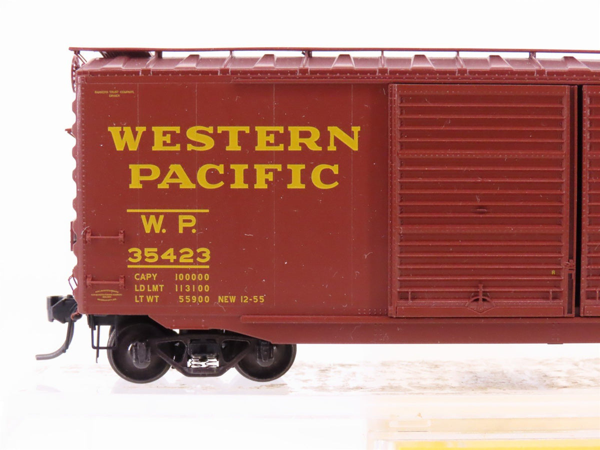 HO Scale Kadee 6502 WP Western Pacific Feather River Route 50&#39; Box Car #35423