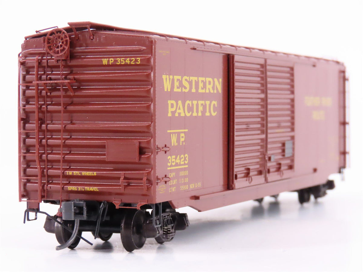 HO Scale Kadee 6502 WP Western Pacific Feather River Route 50&#39; Box Car #35423