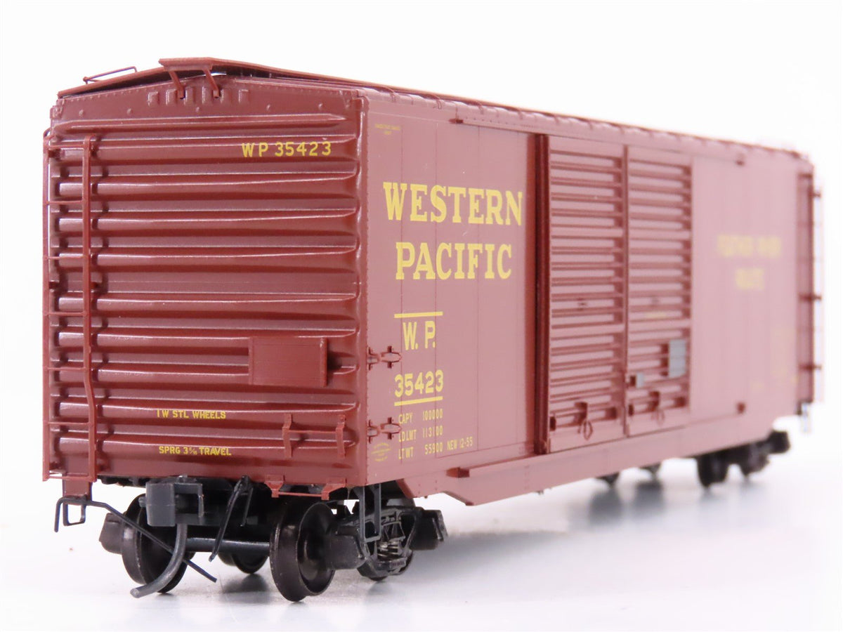 HO Scale Kadee 6502 WP Western Pacific Feather River Route 50&#39; Box Car #35423