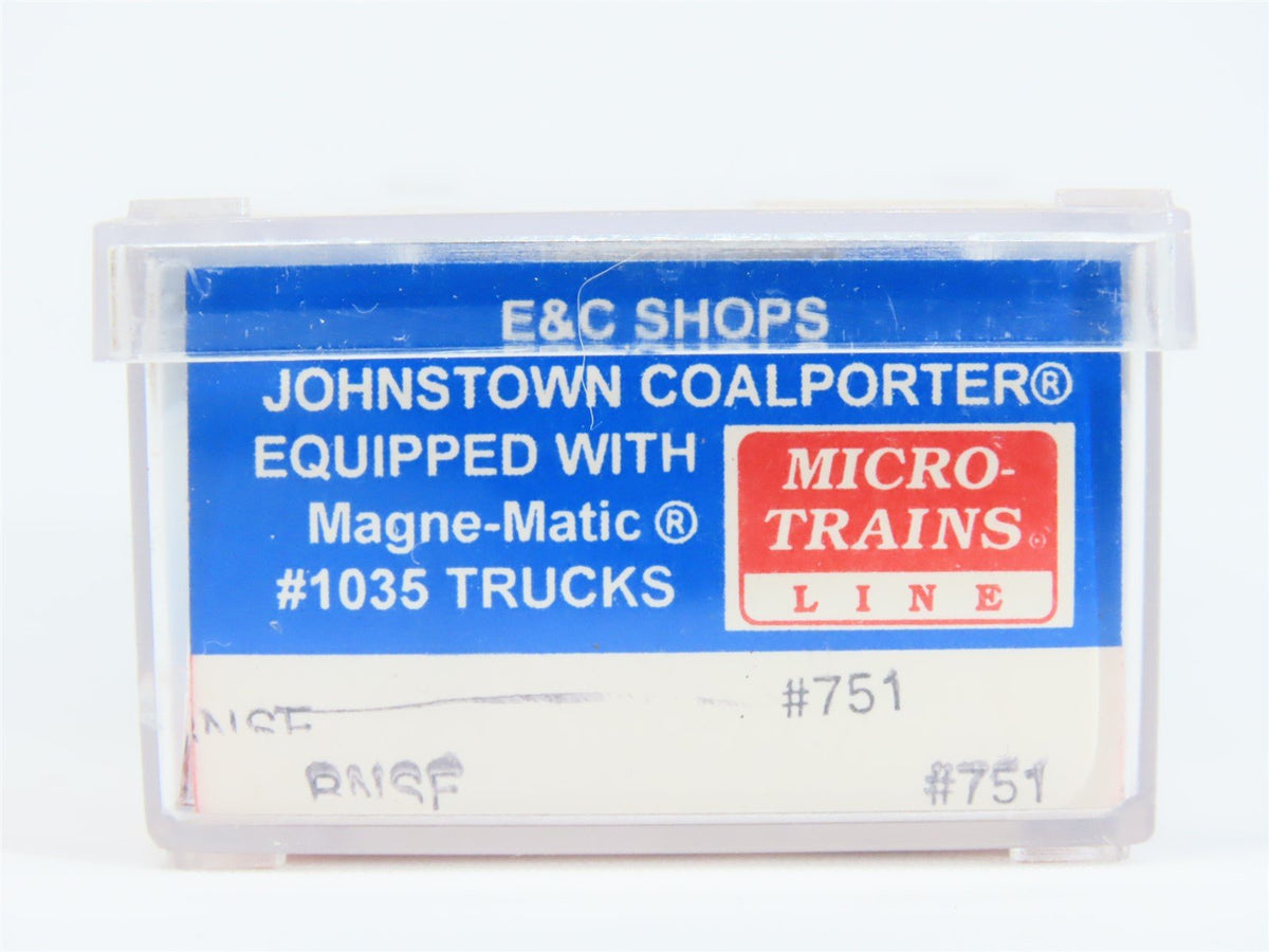 N Scale E&amp;C Shops 751 BNSF Railway Johnstown Coalporter Hopper Car #668220