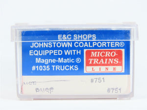 N Scale E&C Shops 751 BNSF Railway Johnstown Coalporter Hopper Car #668220