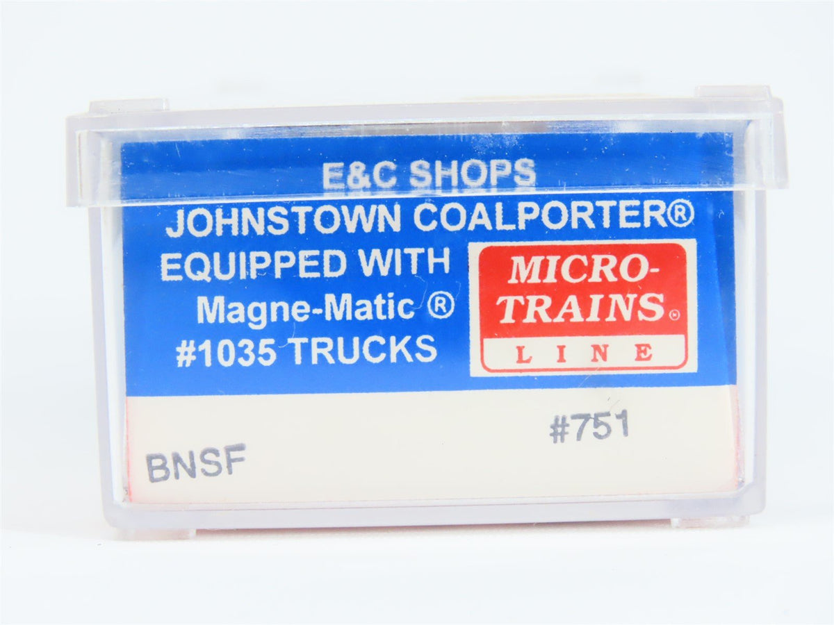 N Scale E&amp;C Shops 751 BNSF Railway Johnstown Coalporter Hopper Car #668228