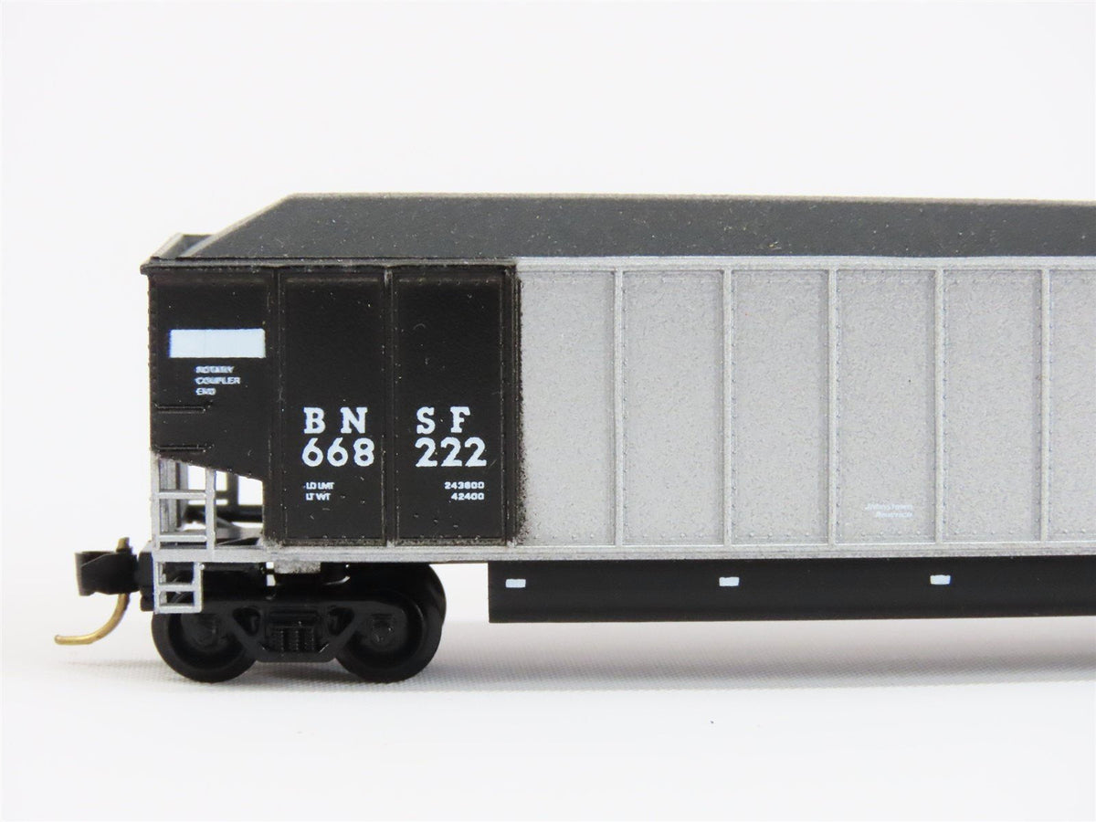 N Scale E&amp;C Shops 751 BNSF Railway Johnstown Coalporter Hopper Car #668222