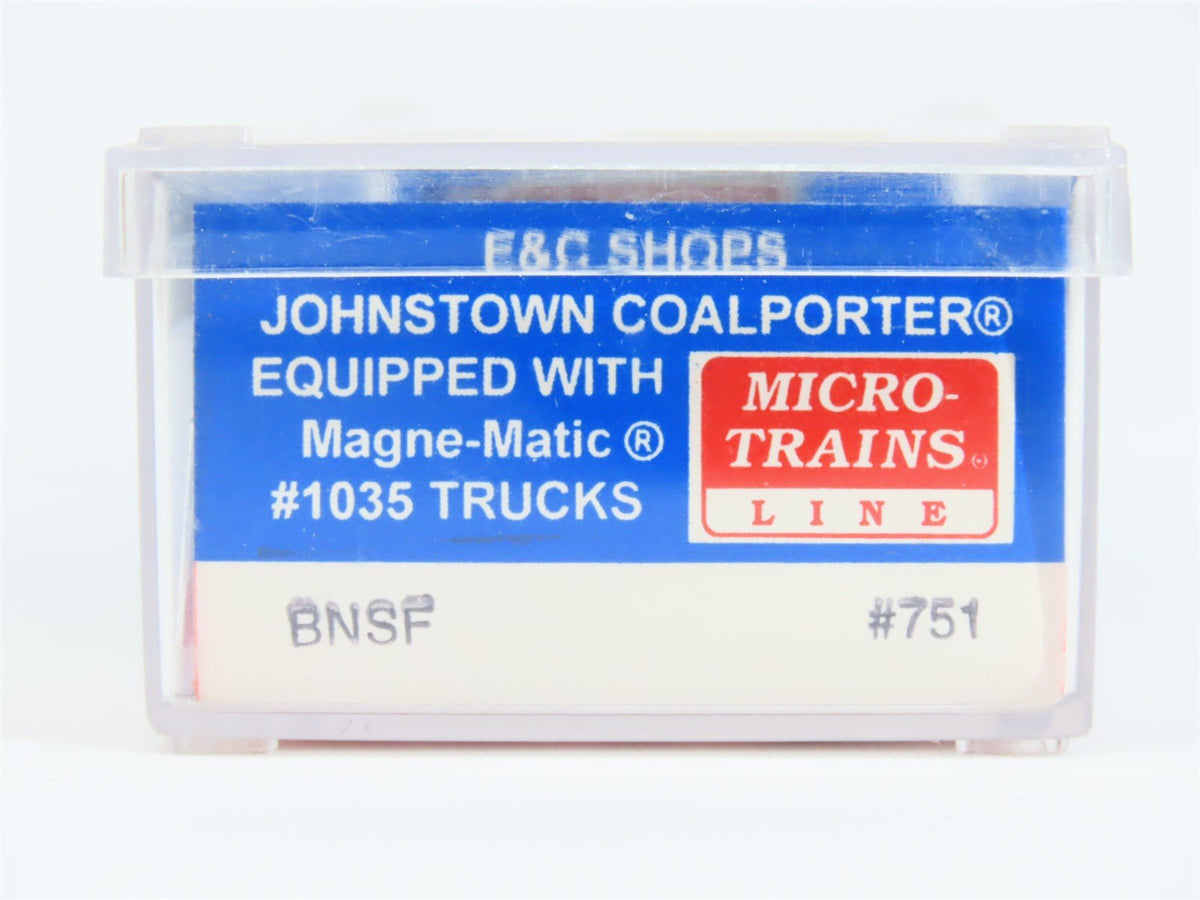 N Scale E&amp;C Shops 751 BNSF Railway Johnstown Coalporter Hopper Car #668222