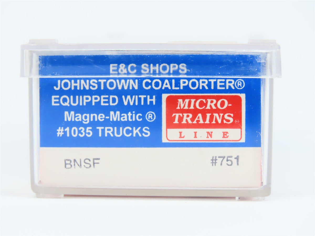 N Scale E&amp;C Shops 751 BNSF Railway Johnstown Coalporter Hopper Car #668271